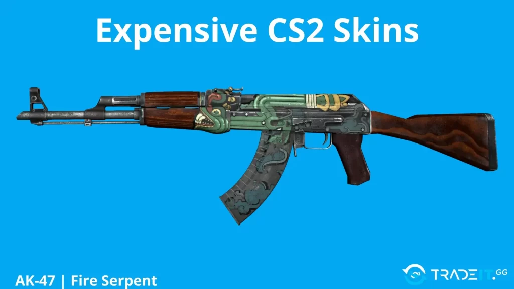 Most expensive cs2 skin - AK-47 | Fire Serpent