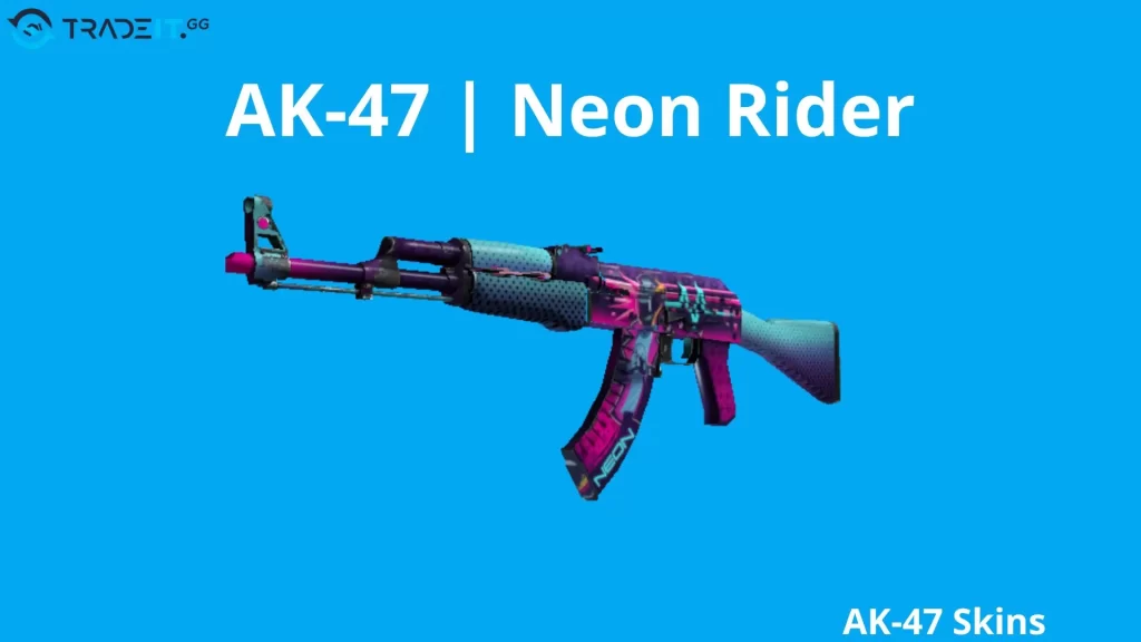 AK-47-Neon-Rider Tradeit.gg Blog | CS2, CS:GO, Rust, TF2 & Dota 2 AK-47 Neon Rider