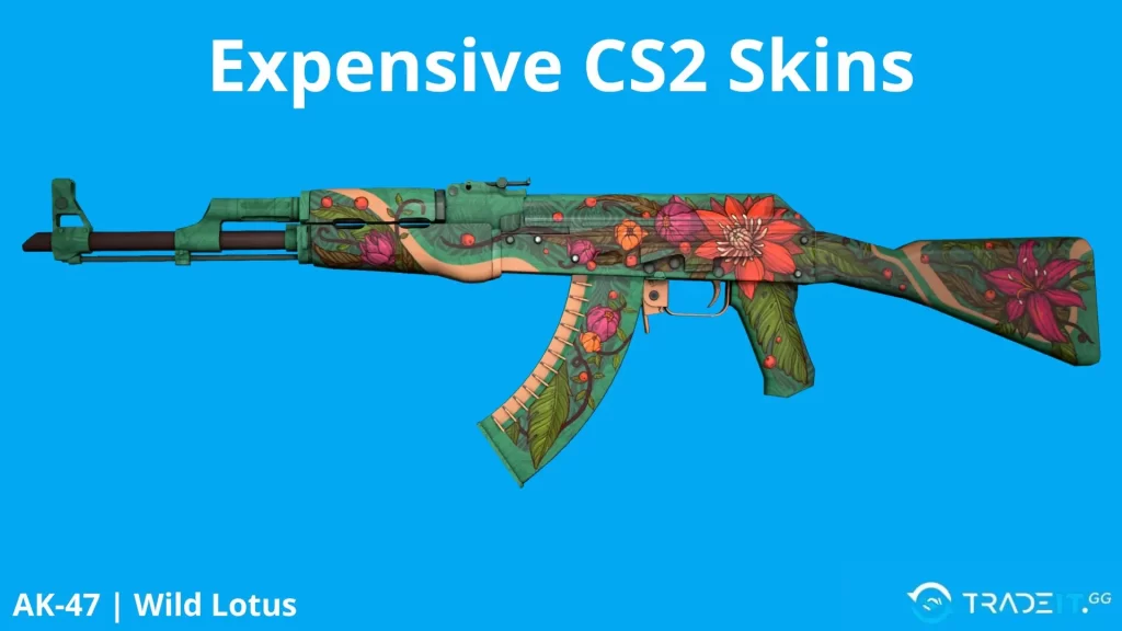 Most expensive cs2 skin - AK-47 | Wild Lotus