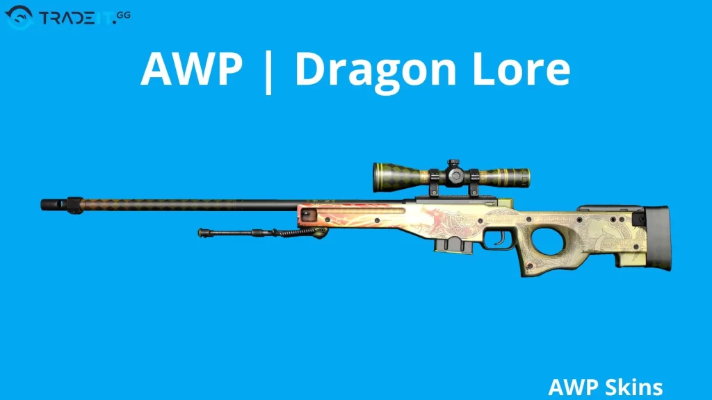 AWP-Dragon-Lore Tradeit.gg Blog | CS2, CS:GO, Rust, TF2 & Dota 2 AWP Dragon Lore - one of the best looking skins in CS