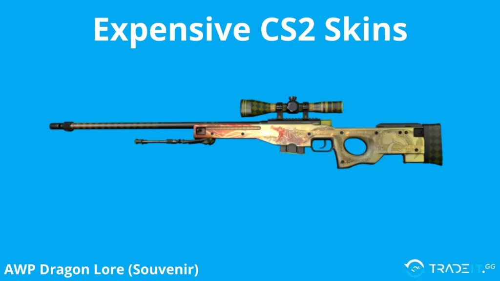Most expensive cs2 skin - AWP | Dragon Lore (Souvenir)