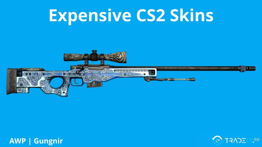 Most expensive cs2 skin - AWP | Gungnir