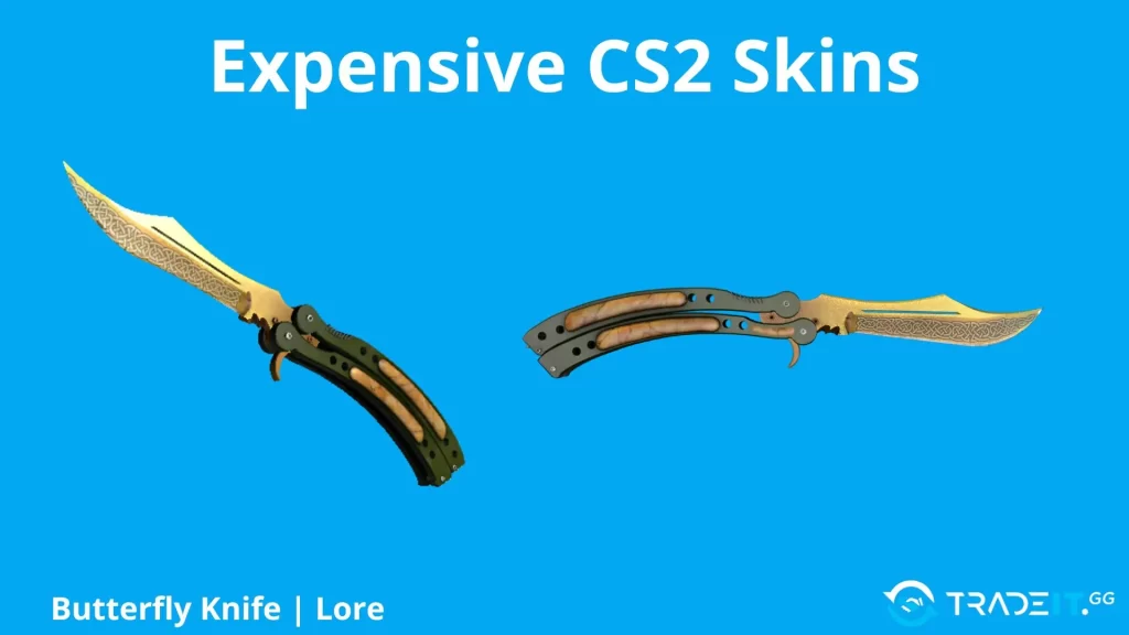 Most expensive cs2 skin - Butterfly Knife | Lore