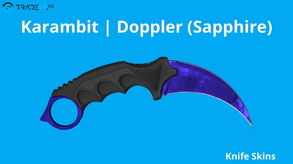 Karambit-Doppler-knife-sapphire Tradeit.gg Blog | CS2, CS:GO, Rust, TF2 & Dota 2 Karambit Dopper (Sapphire)