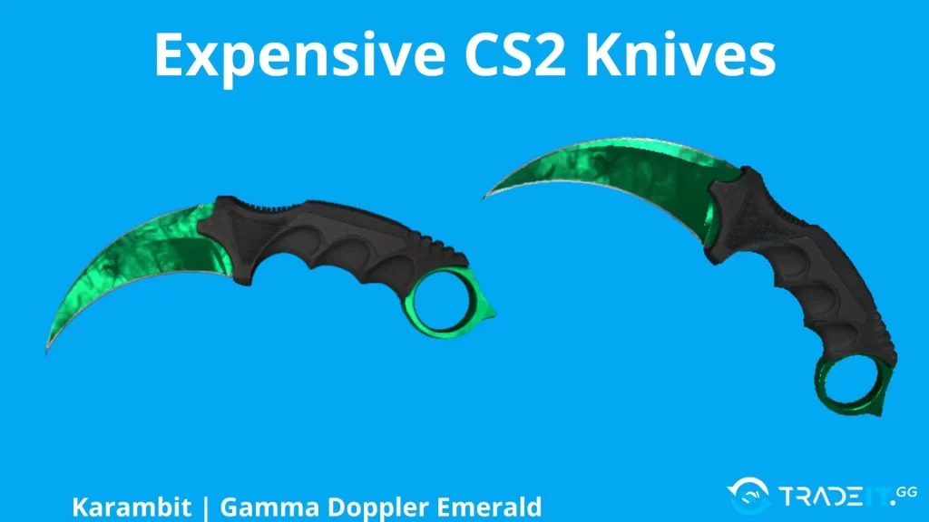 Karambit-Gamma-Doppler-Emerald Tradeit.gg Blog | CS2, CS:GO, Rust, TF2 & Dota 2 Karambit | Gamma Doppler Emerald
