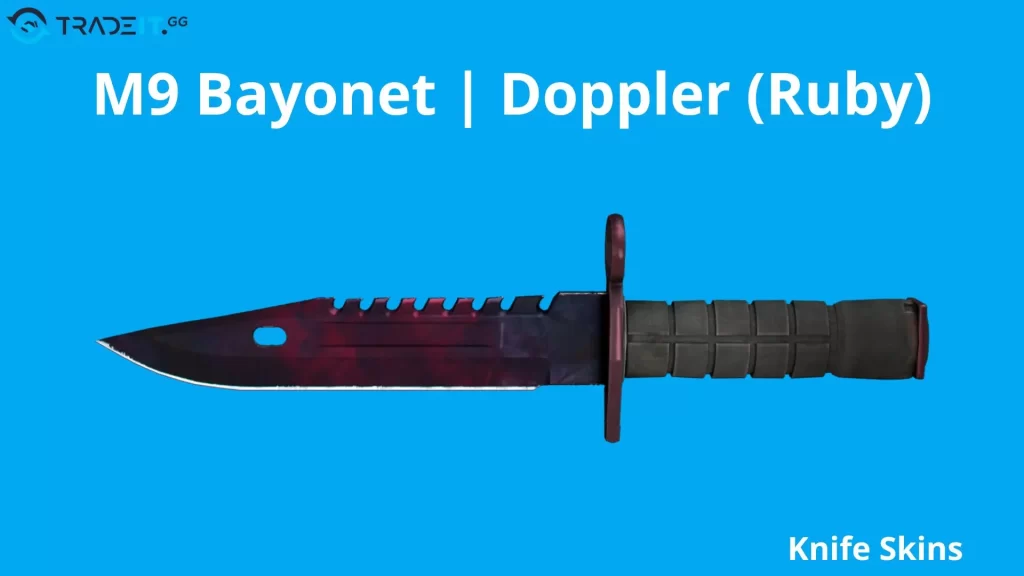 M9-Bayonet-Doppler-Ruby Tradeit.gg Blog | CS2, CS:GO, Rust, TF2 & Dota 2 M9 Bayonet | Doppler (Ruby)