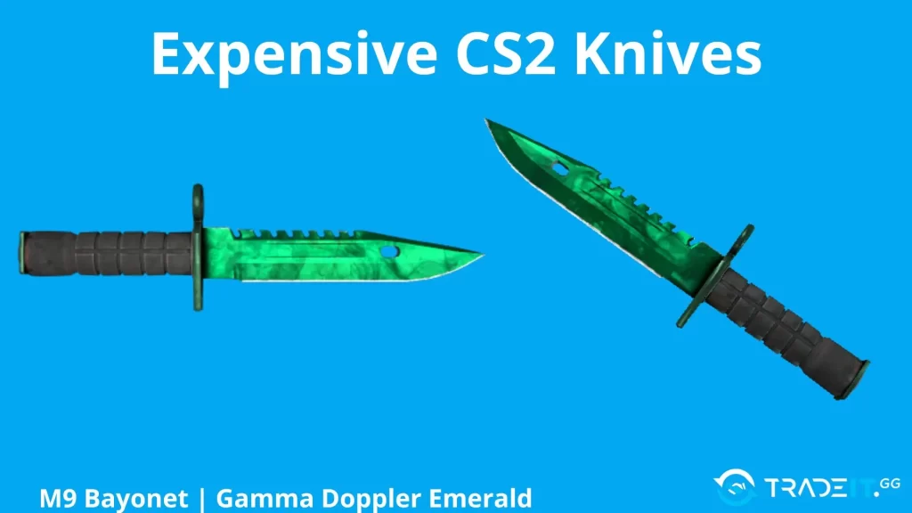 M9-Bayonet-Gamma-Doppler-Emerald Tradeit.gg Blog | CS2, CS:GO, Rust, TF2 & Dota 2 M9 Bayonet | Gamma Doppler Emerald