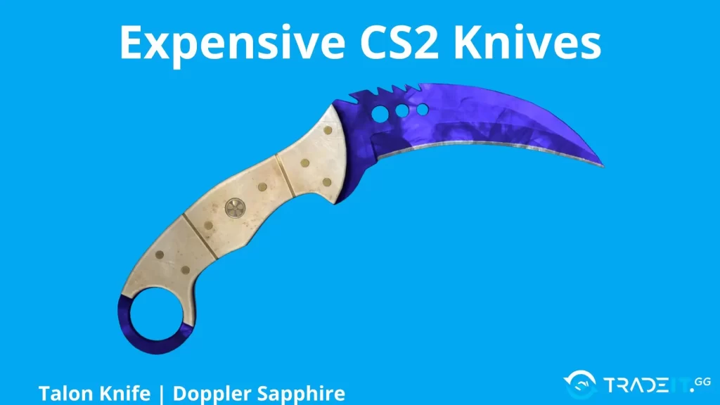 Talon-Knife-Doppler-Sapphire Tradeit.gg Blog | CS2, CS:GO, Rust, TF2 & Dota 2 Talon Knife | Doppler Sapphire