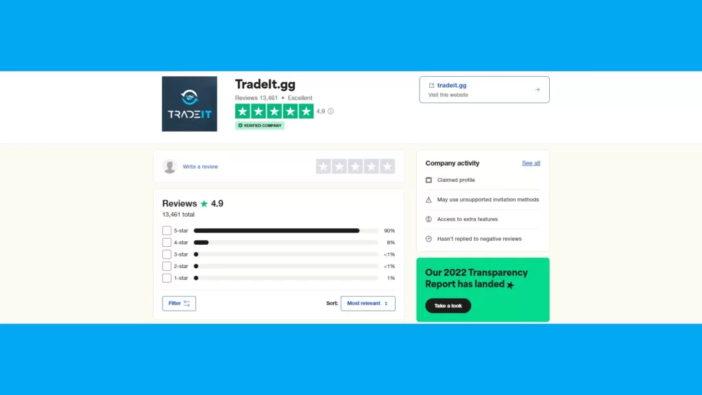 Tradeit-trustpilot Tradeit.gg Blog | CS2, CS:GO, Rust, TF2 & Dota 2 how to get cs2 skins