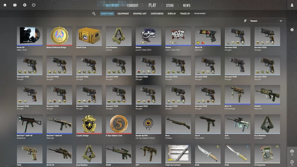 CS2 Weapon Case Rewards