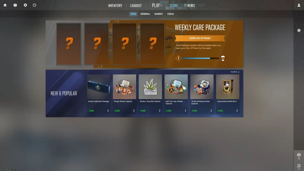 Weekly CS2 Drop System