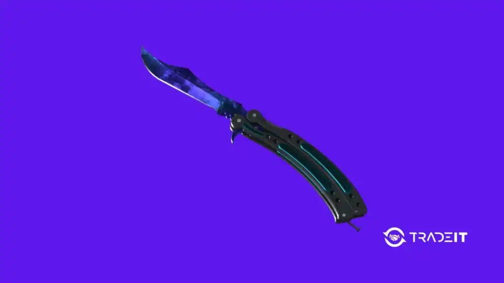 Most Expensive CS2 Knife - 04 Tradeit.gg Blog | CS2, CS:GO, Rust, TF2 & Dota 2 CS2 knife - Butterfly Knife Doppler Sapphire