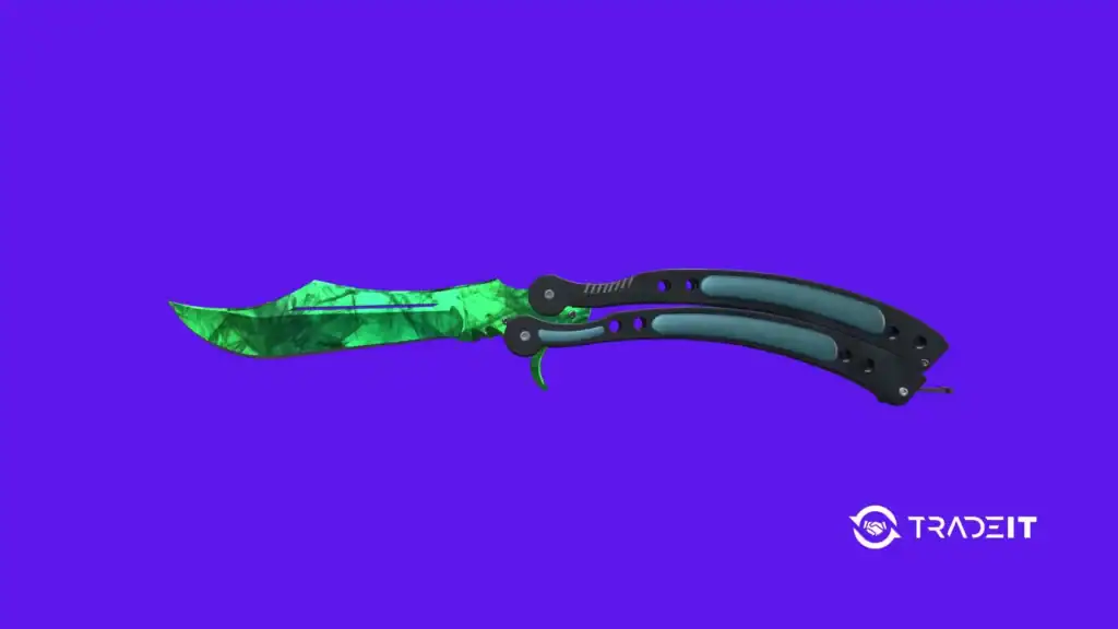Most Expensive CS2 Knife - 05 Tradeit.gg Blog | CS2, CS:GO, Rust, TF2 & Dota 2 CS2 knife - Butterfly Knife Gamma Doppler Emerald