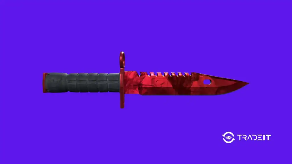 Most Expensive CS2 Knife - 06 Tradeit.gg Blog | CS2, CS:GO, Rust, TF2 & Dota 2 CS2 knife - M9 Bayonet Doppler Ruby