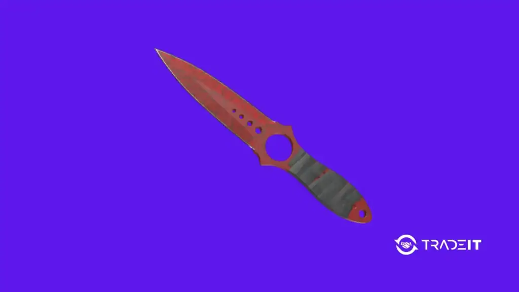 Most Expensive CS2 Knife - 08 Tradeit.gg Blog | CS2, CS:GO, Rust, TF2 & Dota 2 CS2 knife - Skeleton Knife Crimson Web